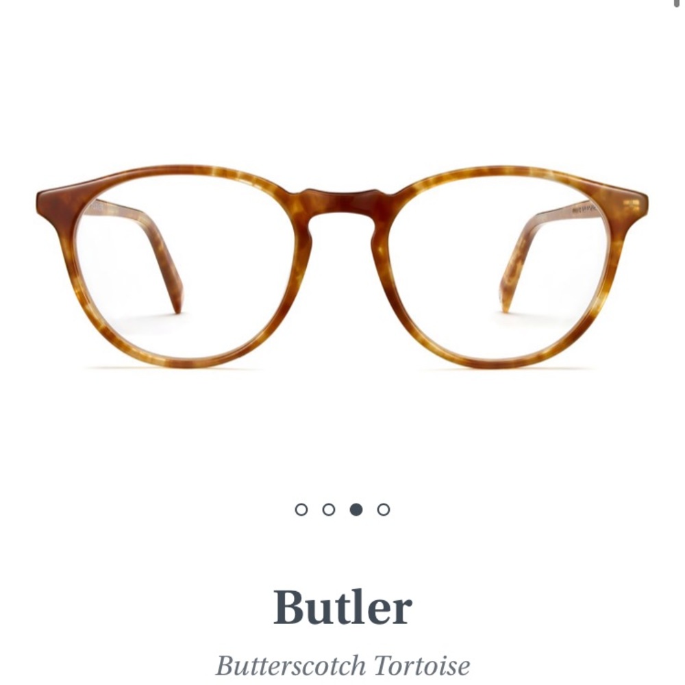 Warby Parker Butler Butterscotch Tortoise Glasses